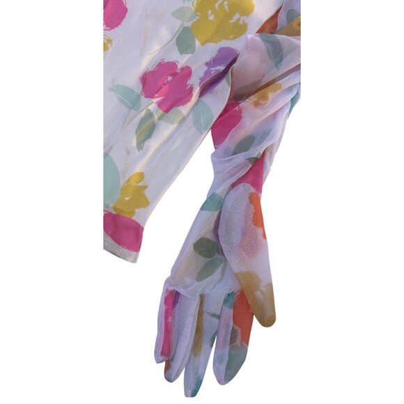 For Love And Lemons Coquette Girl Hazel Floral Romantic Mini Dress Size XS NEW - Picture 14 of 16